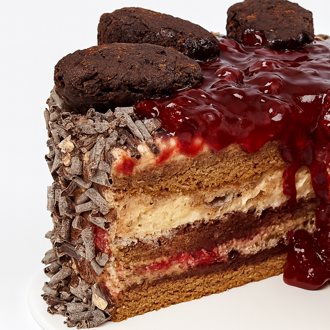 dort čokoládový s víšní