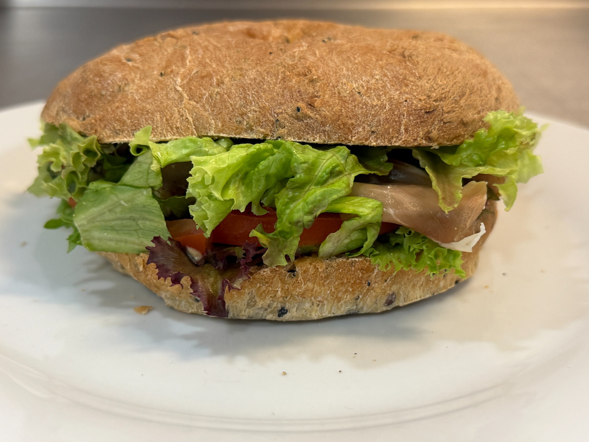 Bagel s prosciutem